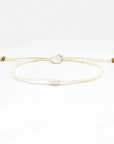 Pineapple Island Giada Melati Shell Beaded Bracelet - White