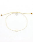 Pineapple Island Giada Melati Shell Beaded Bracelet - White