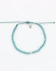Pineapple Island Oluolu Glitter Cord Beaded Bracelet - Light Blue