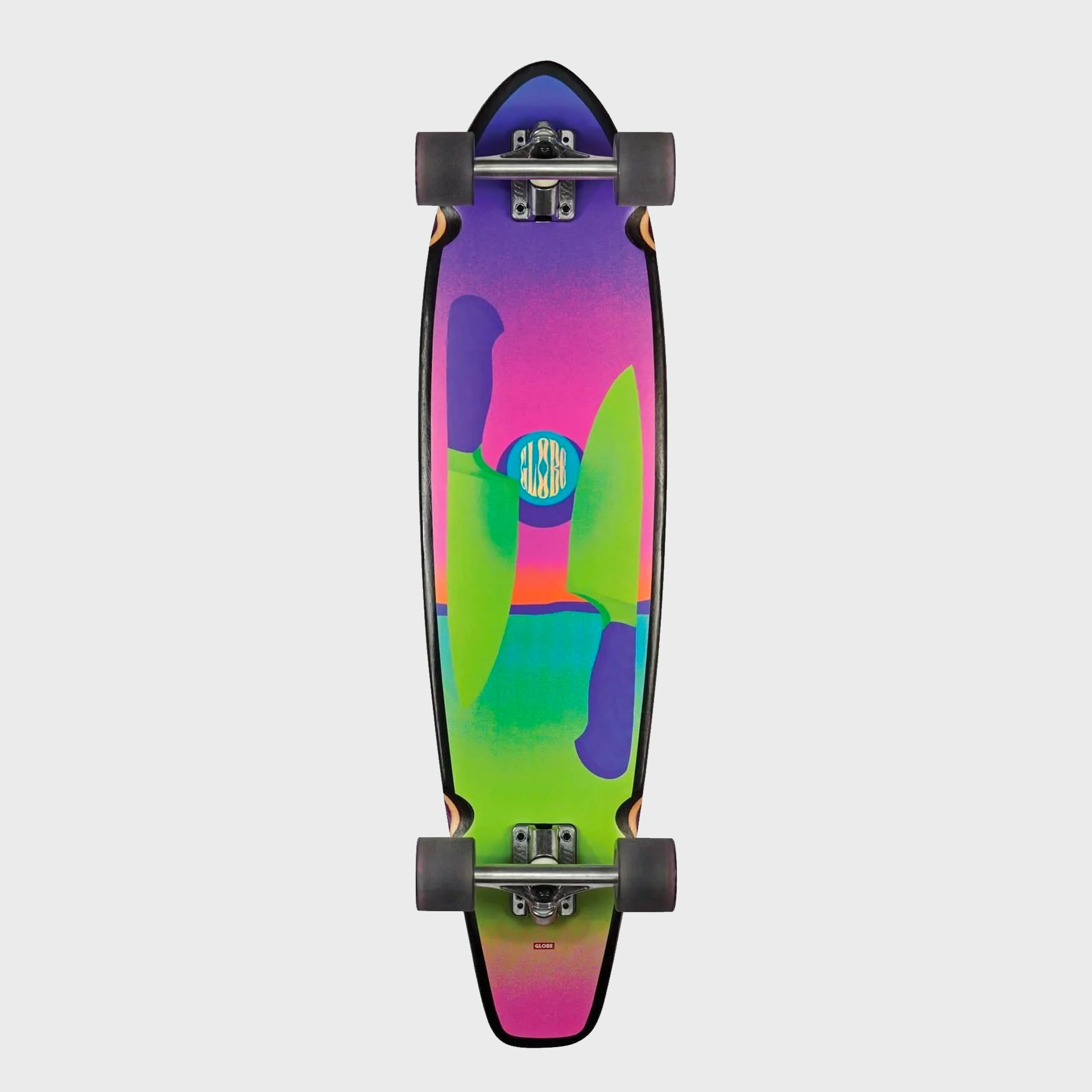 Globe The All-Time 35&quot; Longboard - Sharps On The Brain - ManGo Surfing