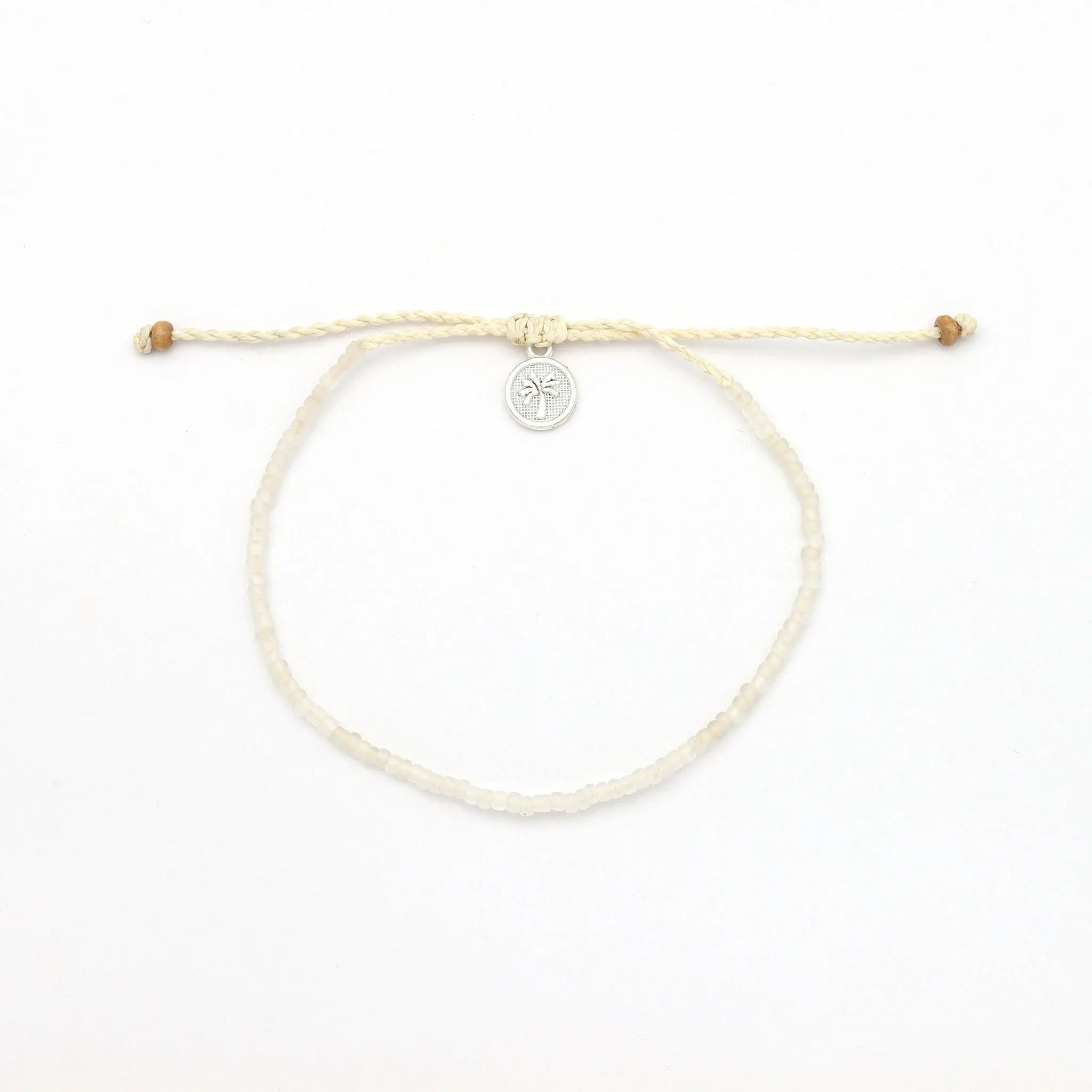 Pineapple Island Alona Beach Shell Bracelet Set - Cream