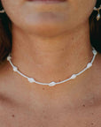 Pineapple Island Giada Rahayu Shell Beaded Necklace - White