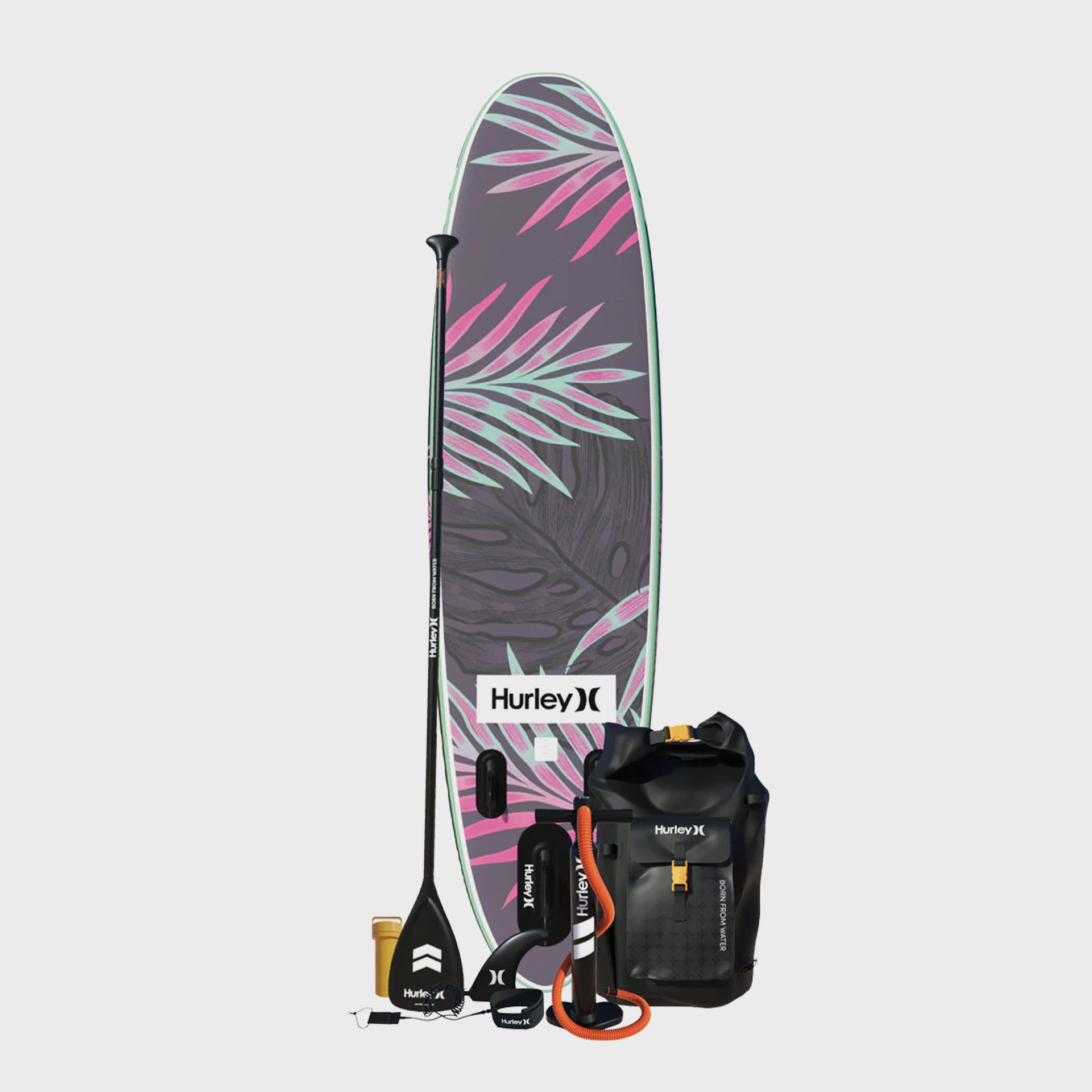 Hurley Advantage Inflatable Paddle Board - 10&#39;6 - Dark Smoke - ManGo Surfing