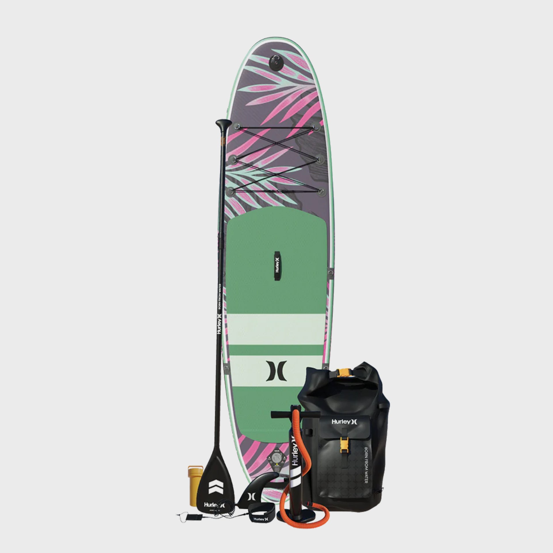 Hurley Advantage Inflatable Paddle Board - 10&#39;6 - Dark Smoke - ManGo Surfing
