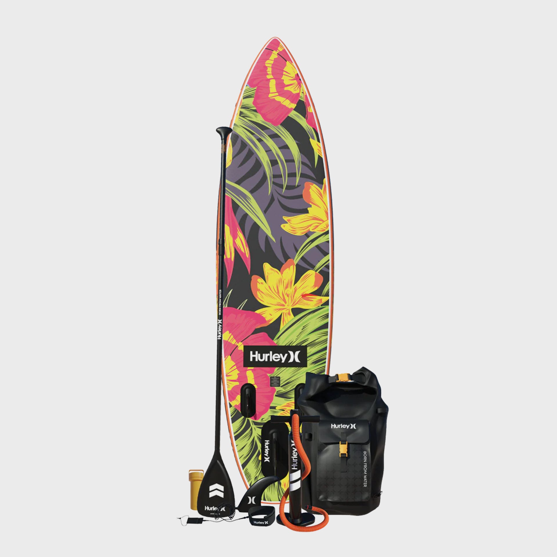 Hurley ApexTour Inflatable Paddleboard - 10&#39;8 - Midnight Tropics - ManGo Surfing