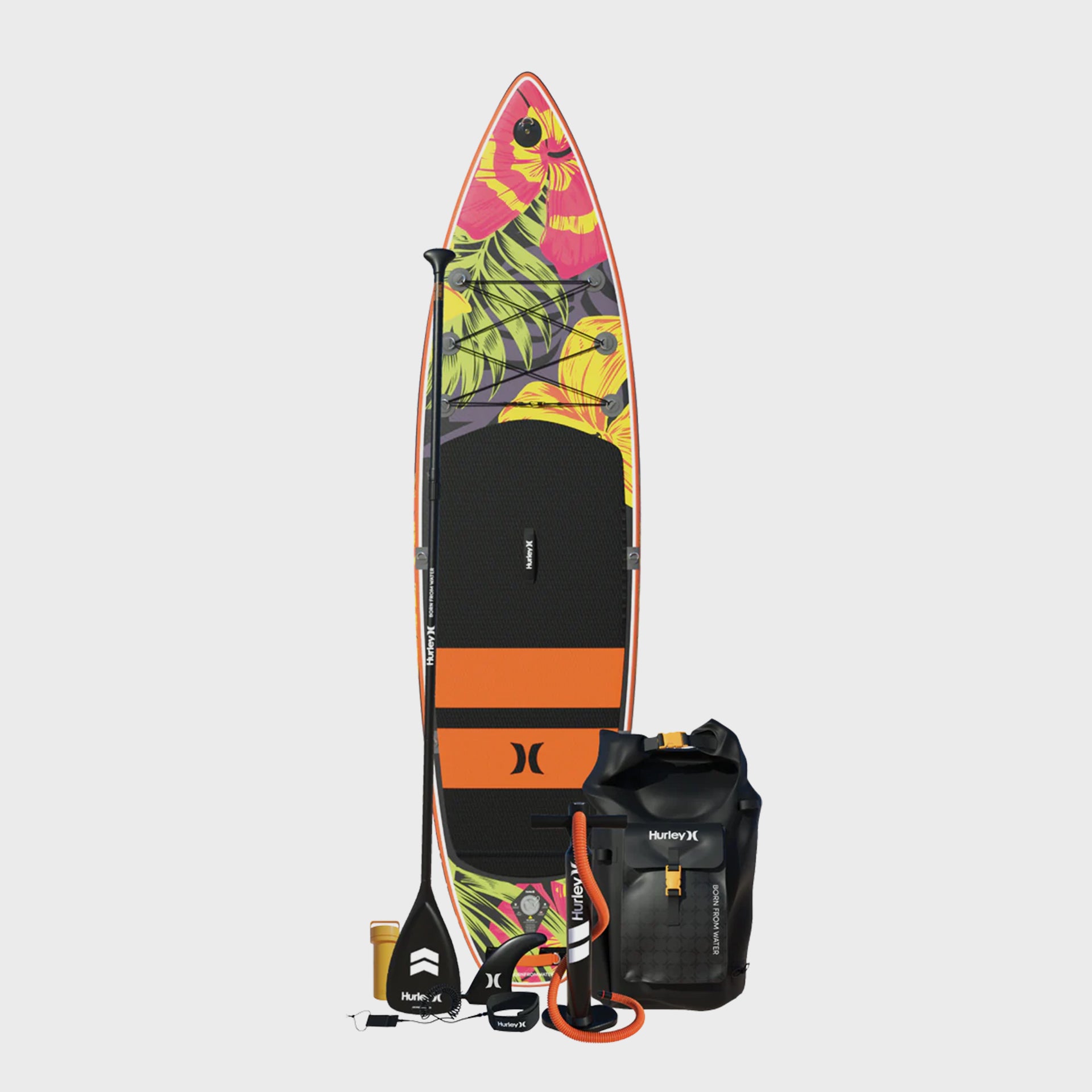 Hurley ApexTour Inflatable Paddleboard - 10'8 - Midnight Tropics - ManGo Surfing