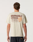 The Critical Slide Society Mens Service T-Shirt - Ecru