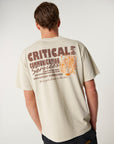 The Critical Slide Society Mens Service T-Shirt - Ecru