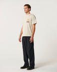 The Critical Slide Society Mens Service T-Shirt - Ecru