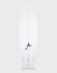 Keel Twin PU Clear - Twin Fin Surfboard - 5'8, 5'9, 5'10, 6'0 and 6'2 - Clear - ManGo Surfing