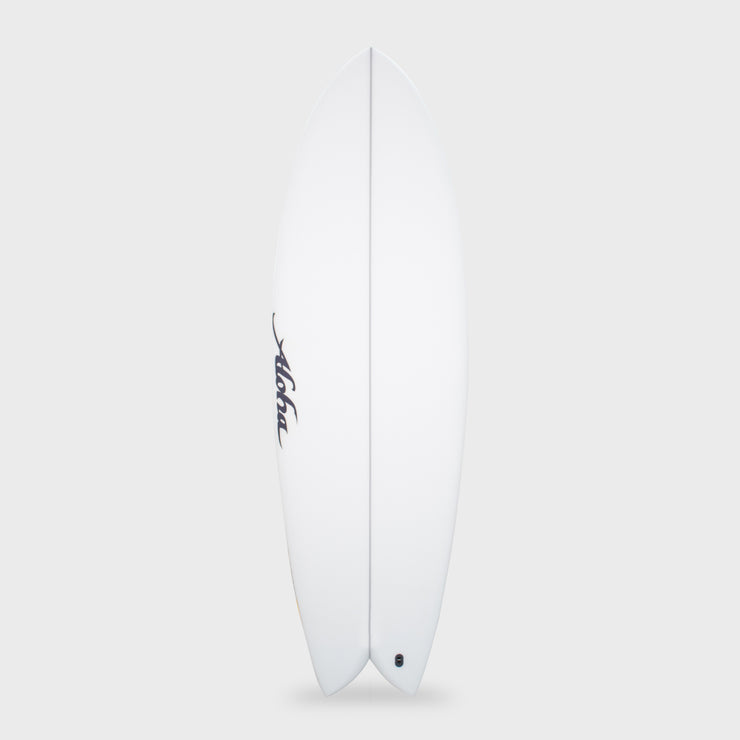 Keel Twin PU Clear - Twin Fin Surfboard - 5'8, 5'9, 5'10, 6'0 and 6'2 - Clear