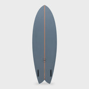 Keel Twin PVCP Fish Surfboard - 5'10 and 6'0 - Blue