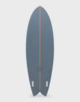 Keel Twin PVCP Fish Surfboard - 5'10, 6'2 and 6'4 - Blue - ManGo Surfing
