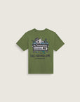 Vans Kids Dumpster Raccoon T-Shirt (2-7 Years) - Green Balsam