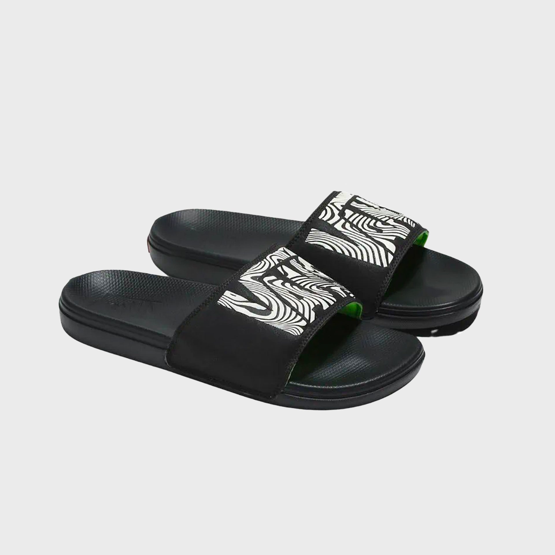Vans La Costa Slide On - Trippy Grain Black/Black - ManGo Surfing