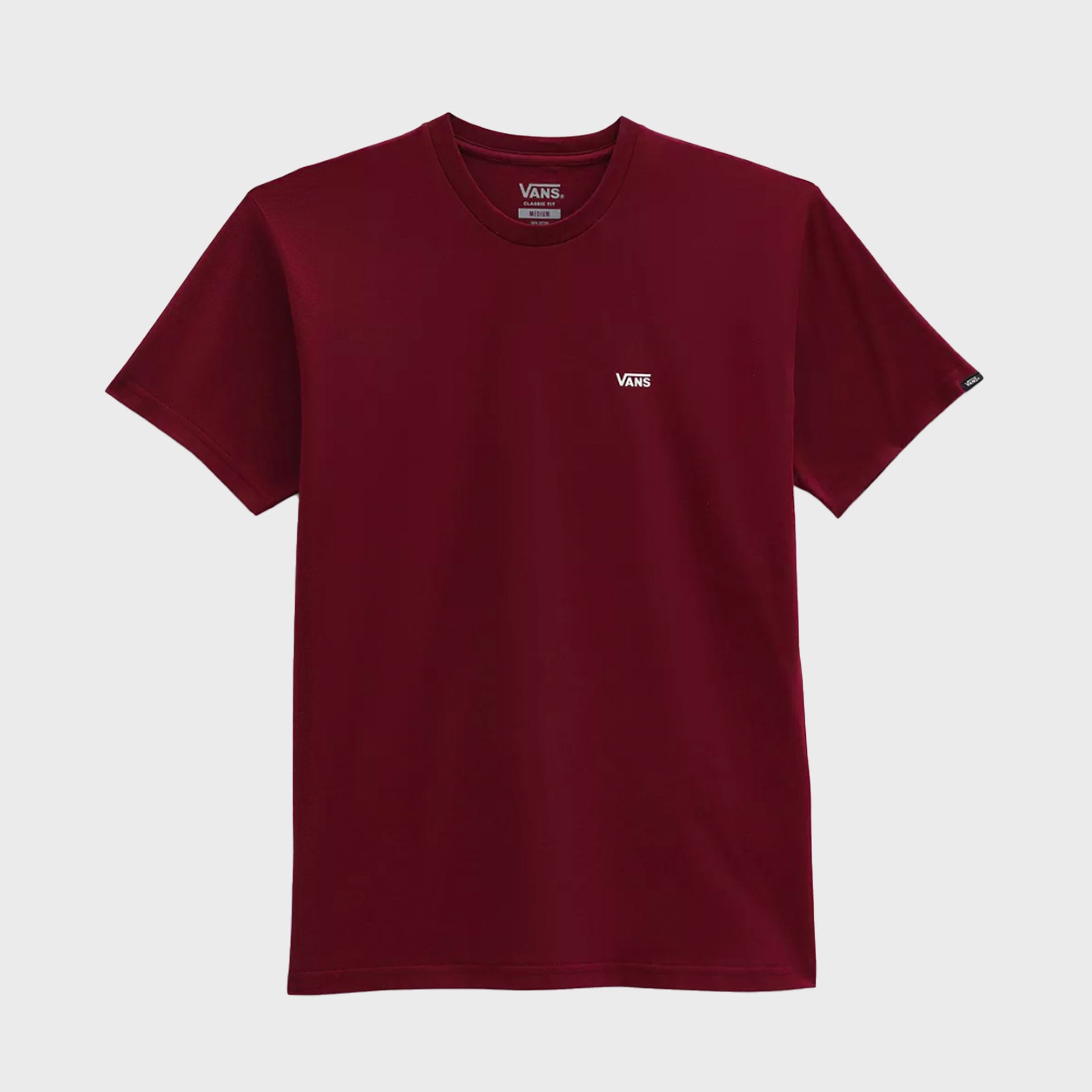 Left Chest Logo T Shirt | Burgundy - ManGo Surfing