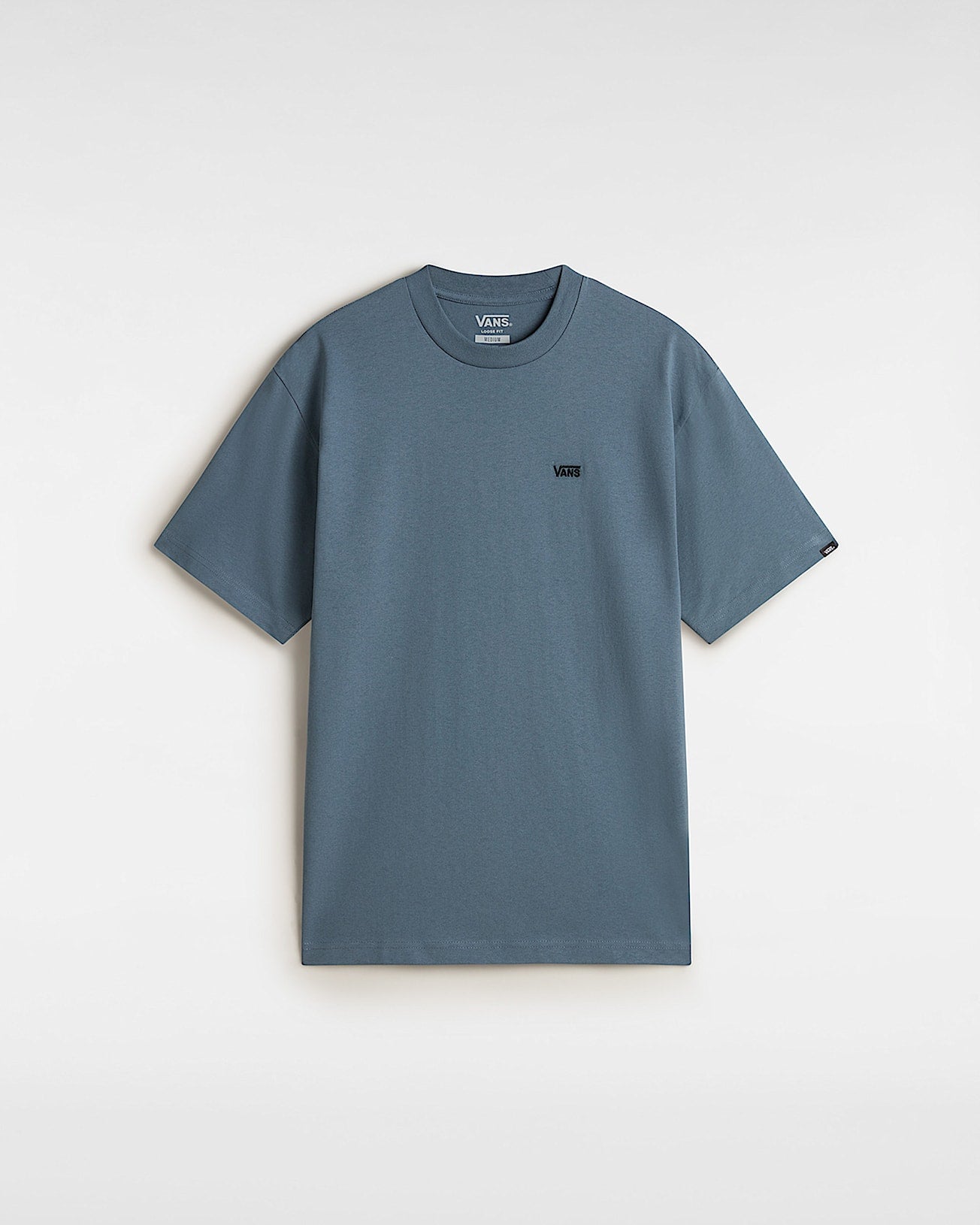 Vans Mens Left Chest Embroidered Logo T-Shirt - Stormy Weather - ManGo Surfing