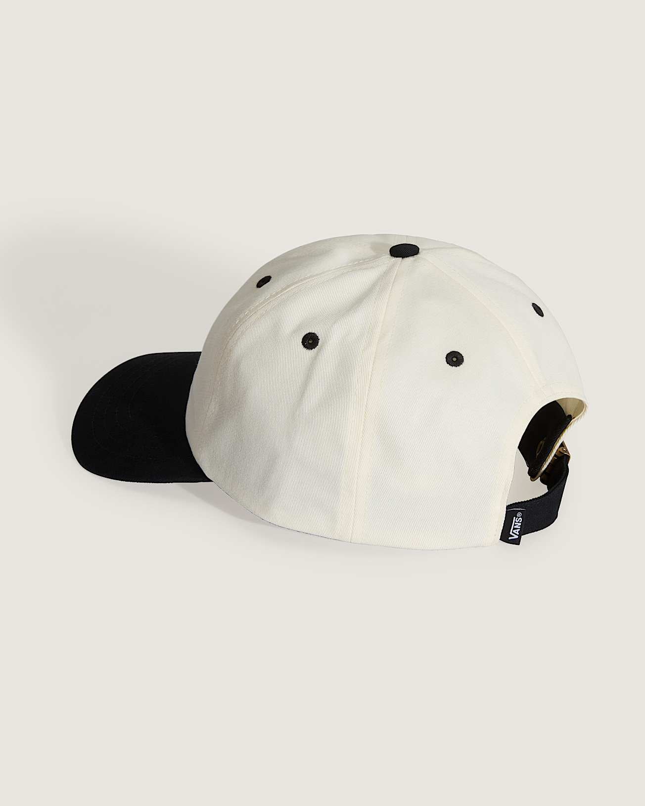 Vans Lefty Script Curved Bill Jockey Hat - Black