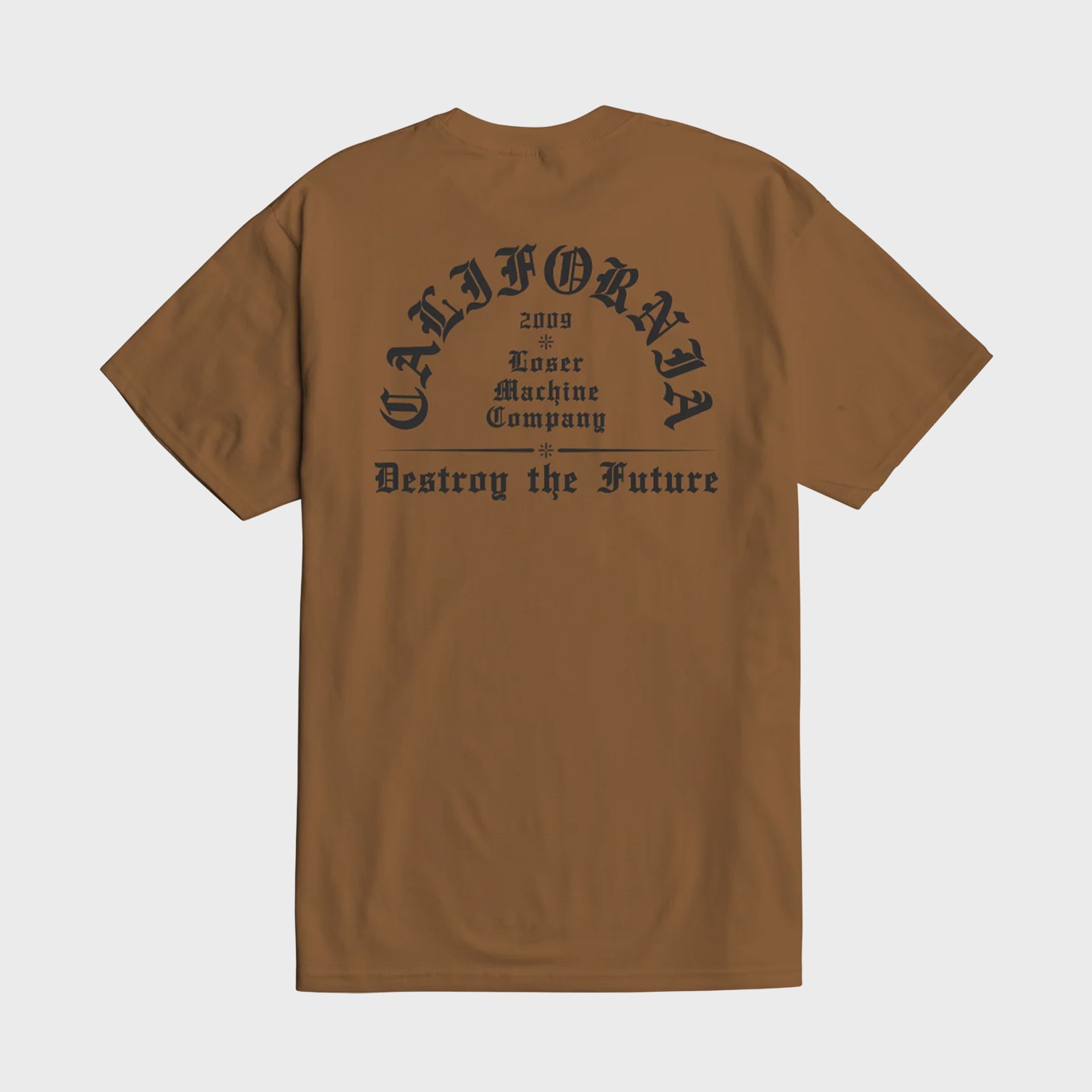 Loser Machine Established Stock T-Shirt - Brown Sugar - ManGo Surfing