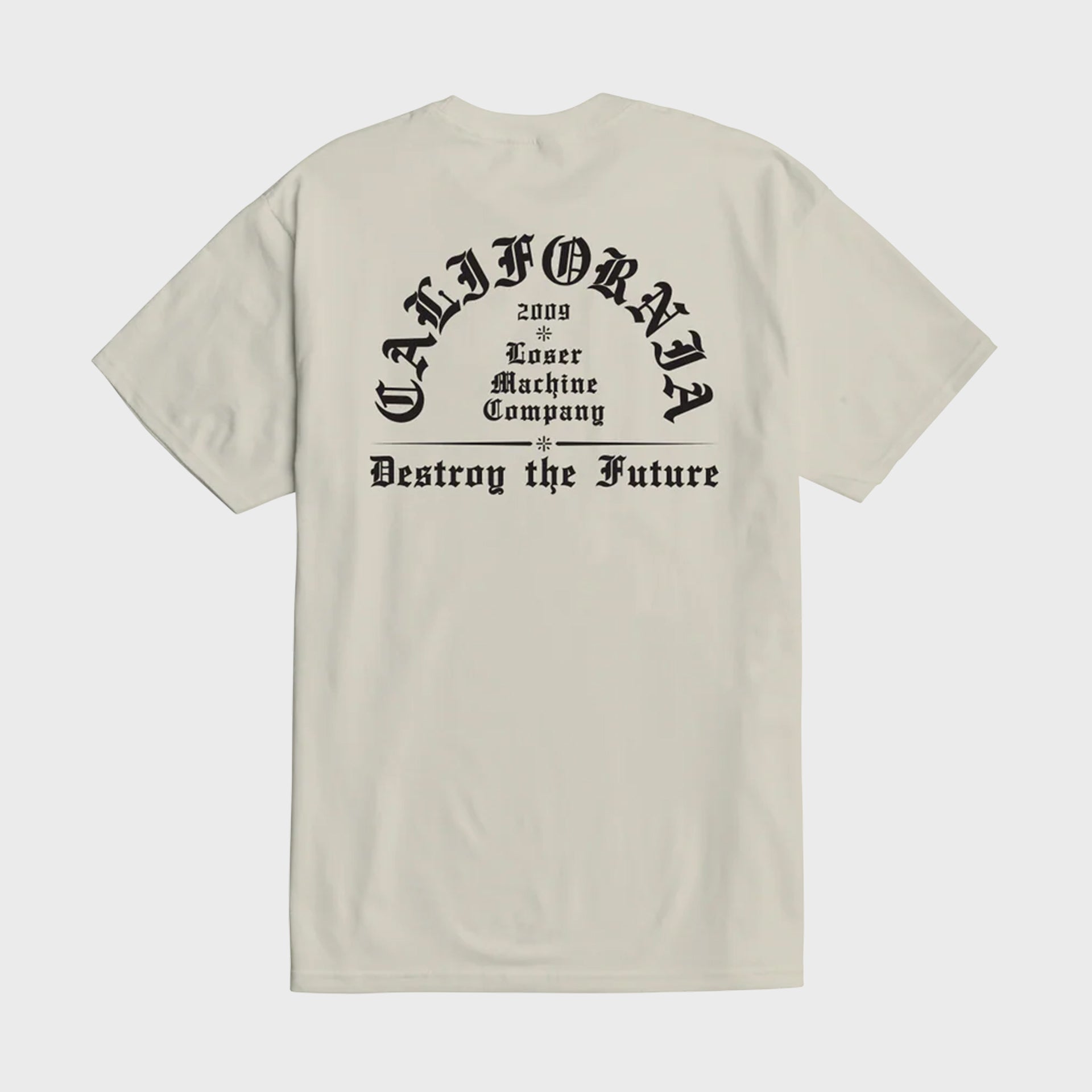 Loser Machine Established Stock T-Shirt - Cream - ManGo Surfing