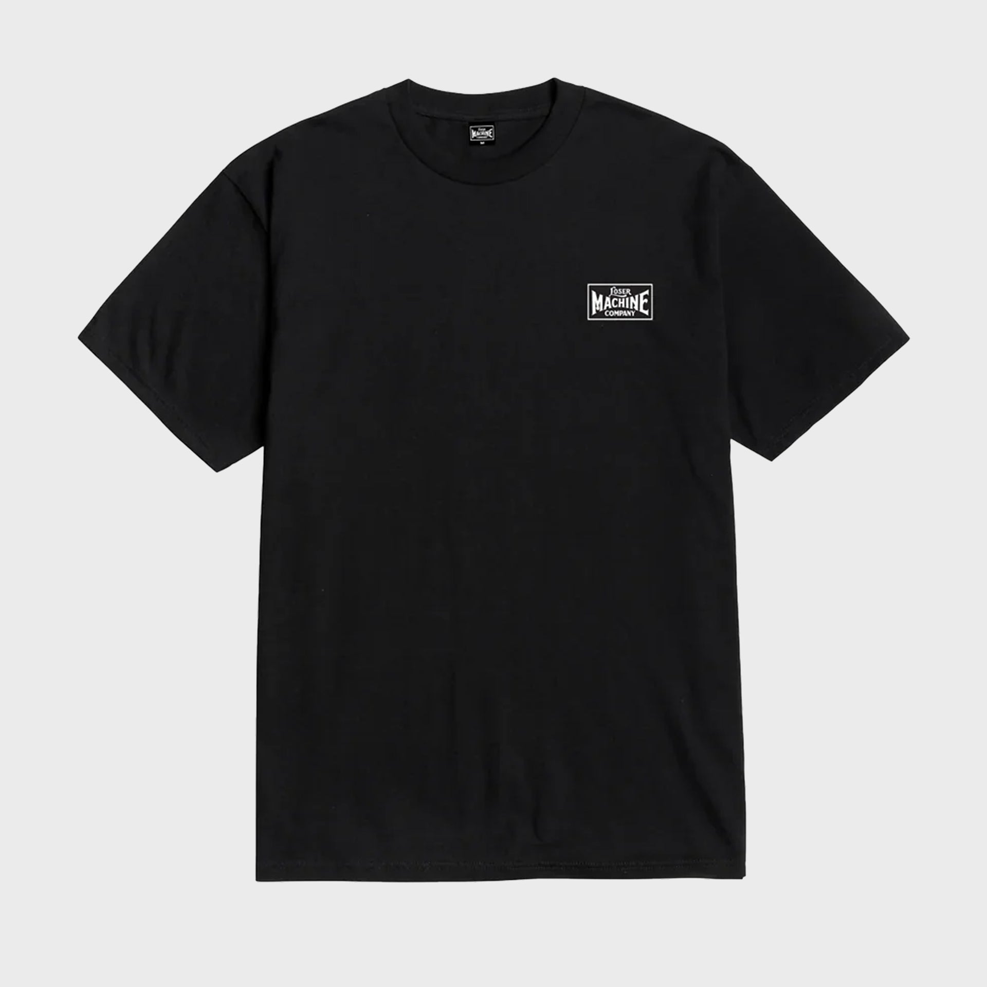 Loser Machine Good Luck Fingers Stock T-Shirt - Black - ManGo Surfing