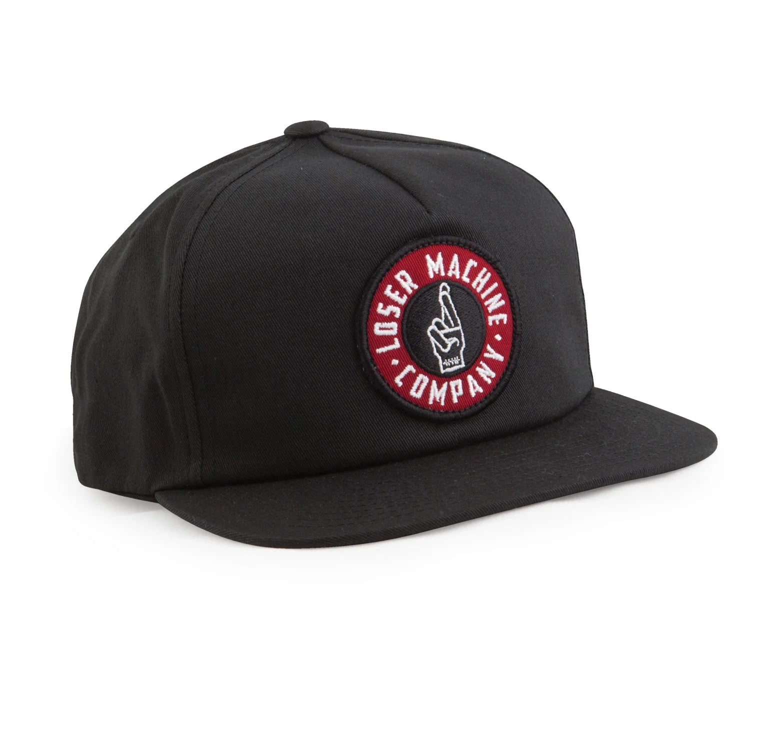 Loser Machine Good Luck Snapback Hat - One Size - Black