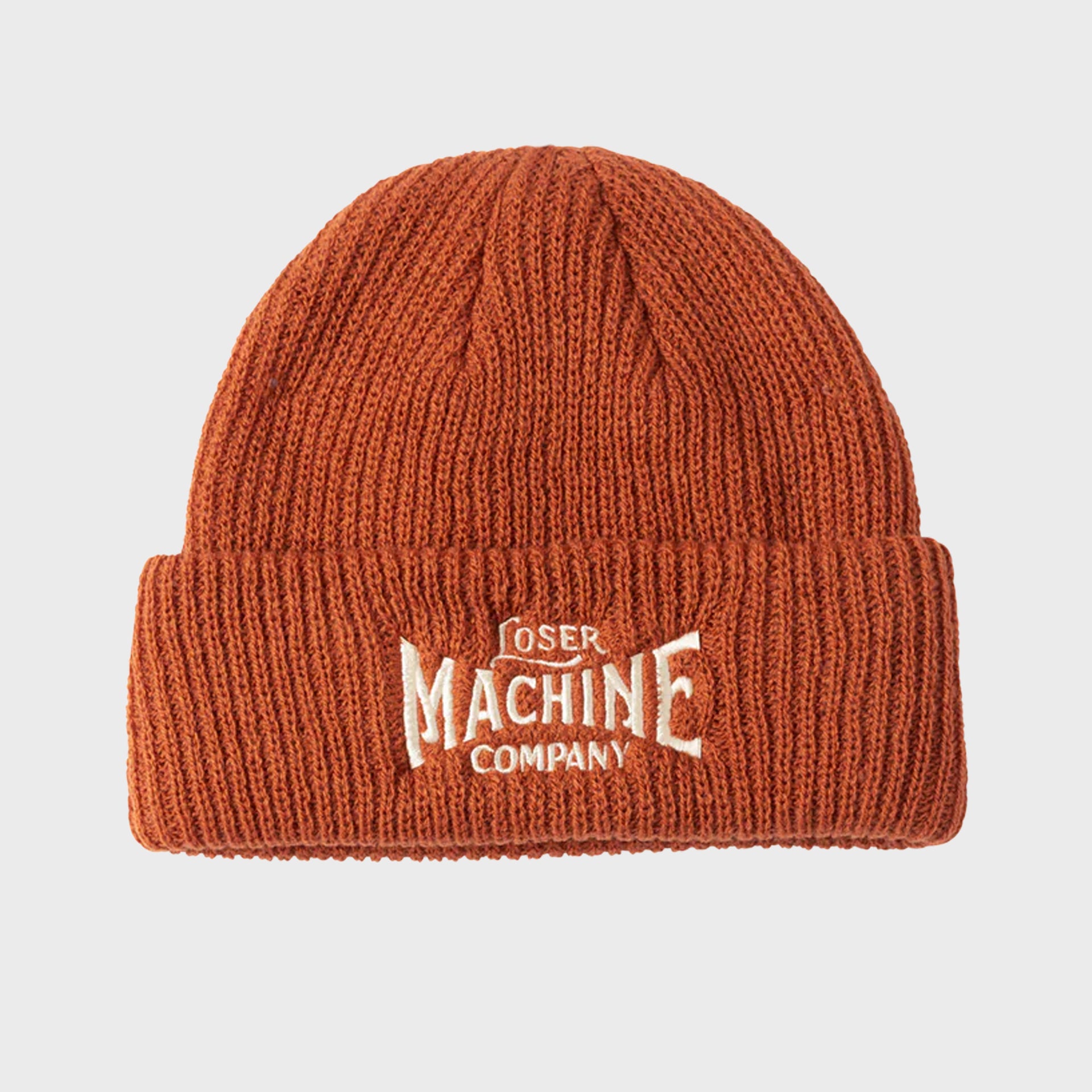 Loser Machine OG Beanie Hat - One Size - Rust - ManGo Surfing