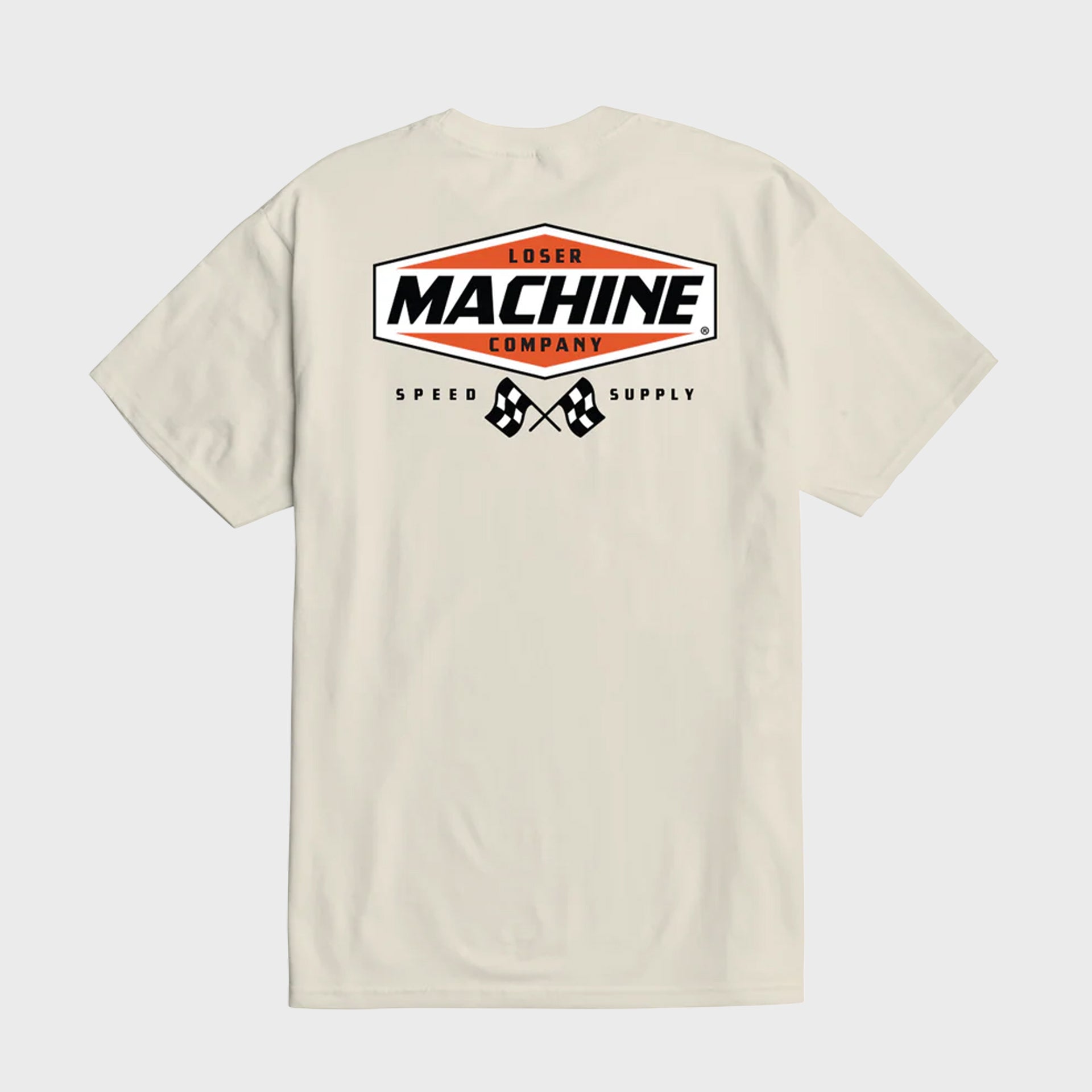 Loser Machine Overdrive Stock T-Shirt - Cream - ManGo Surfing