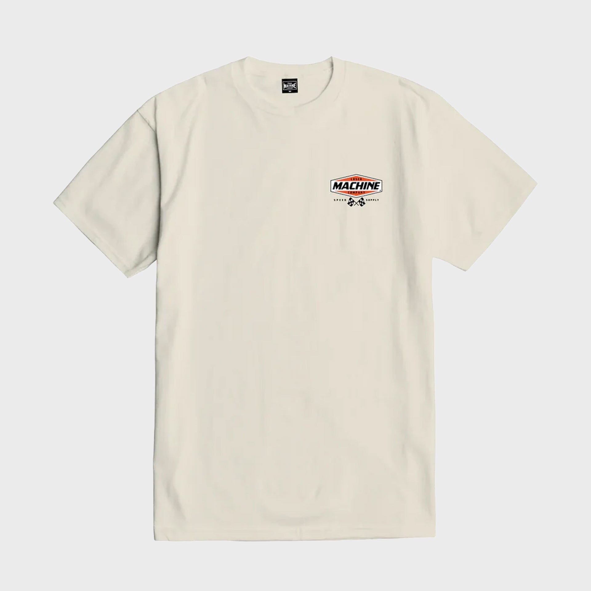 Loser Machine Overdrive Stock T-Shirt - Cream - ManGo Surfing