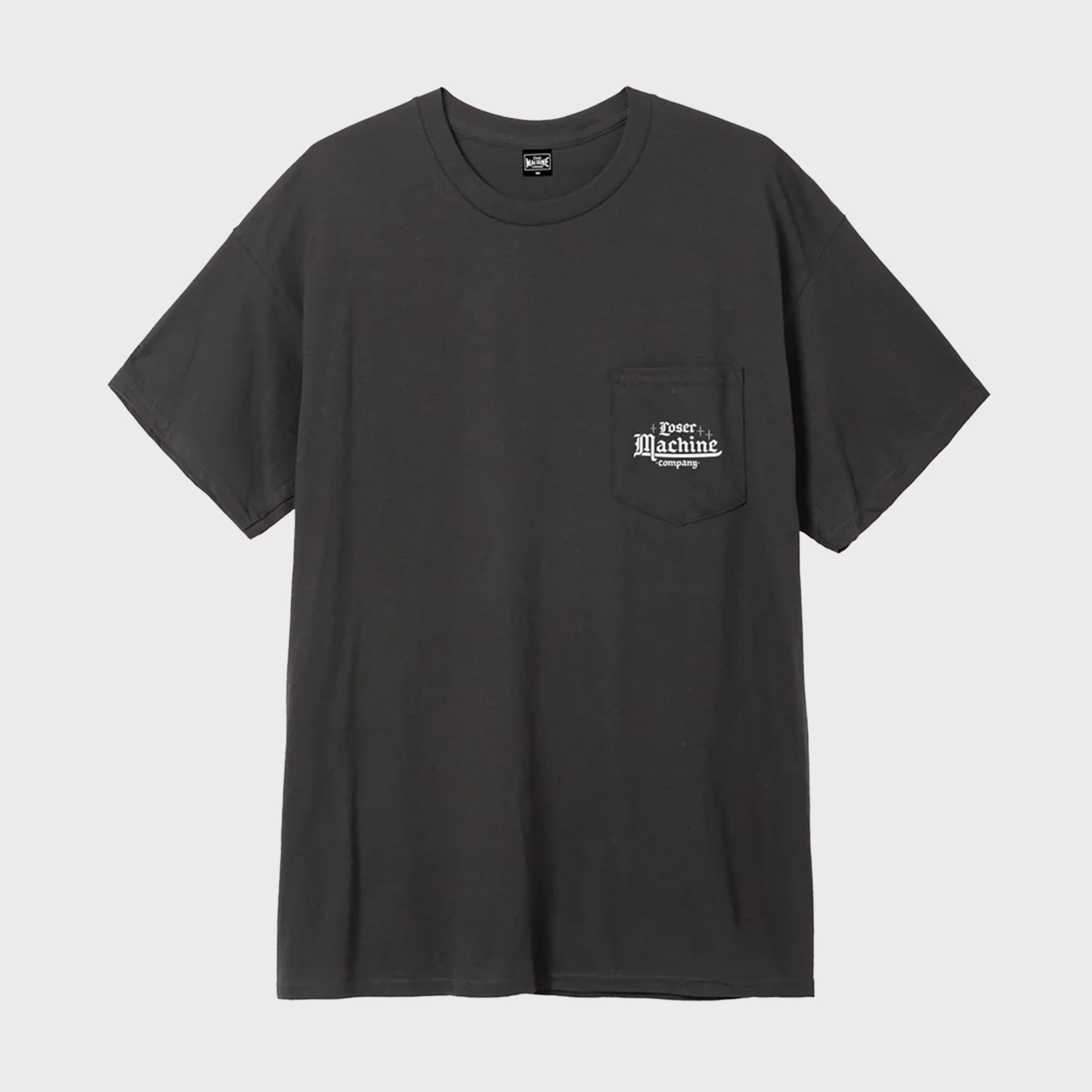 Loser Machine Upper Class Stock Pocket T-Shirt - Black