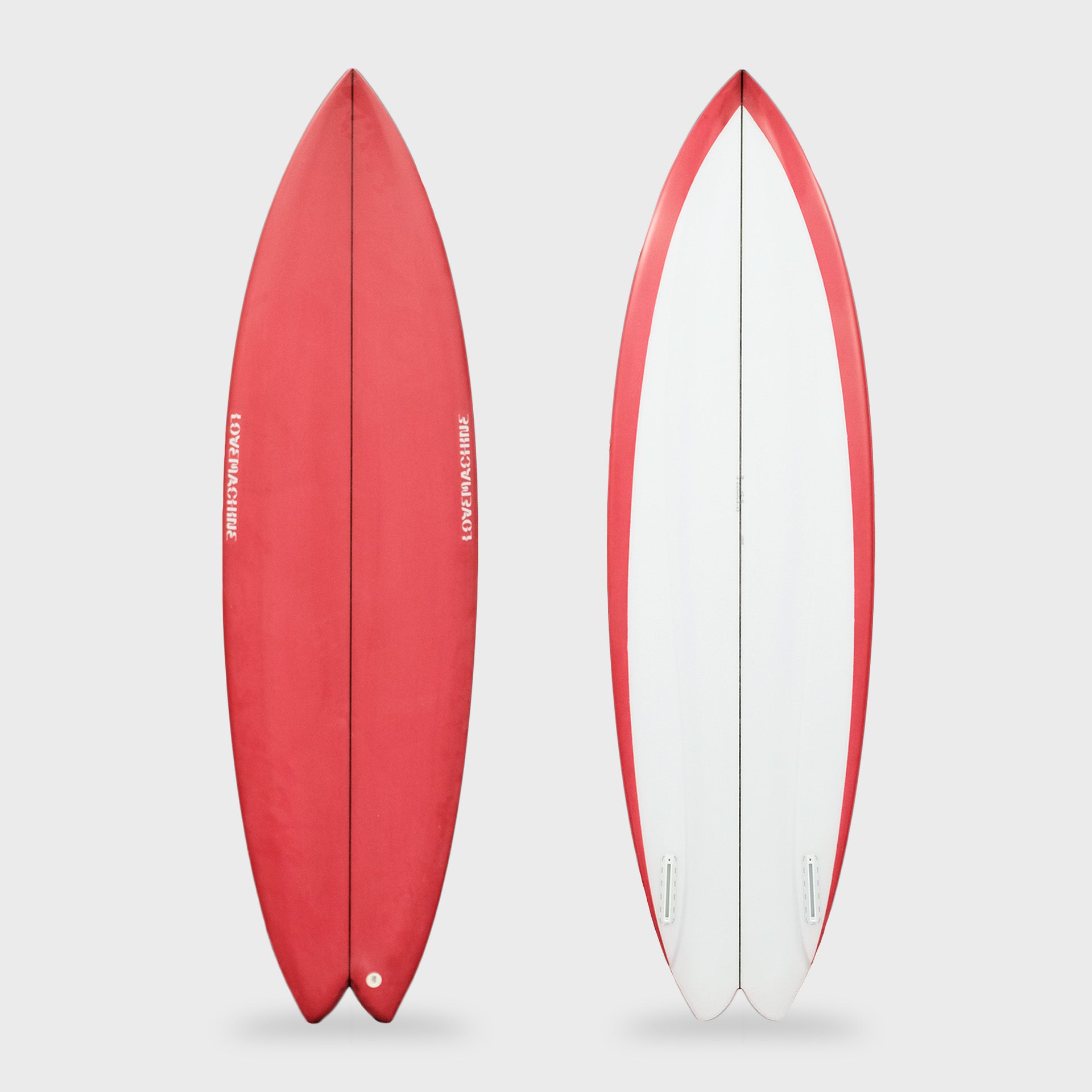 Love Machine Pedestrian Ship Surfboard - 6&#39;0 - Red
