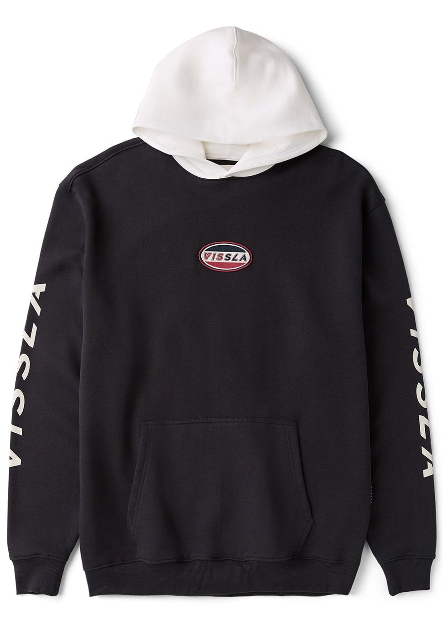 Vissla Mens Sam Pull Over Organic Hoodie - Phantom