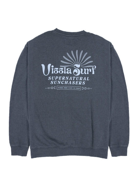 Vissla Mens Sunchasers Crew Fleece Sweatshirt - Phantom
