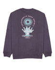 Vissla Mens Hula Hand Crew Fleece Sweatshirt - Oxen