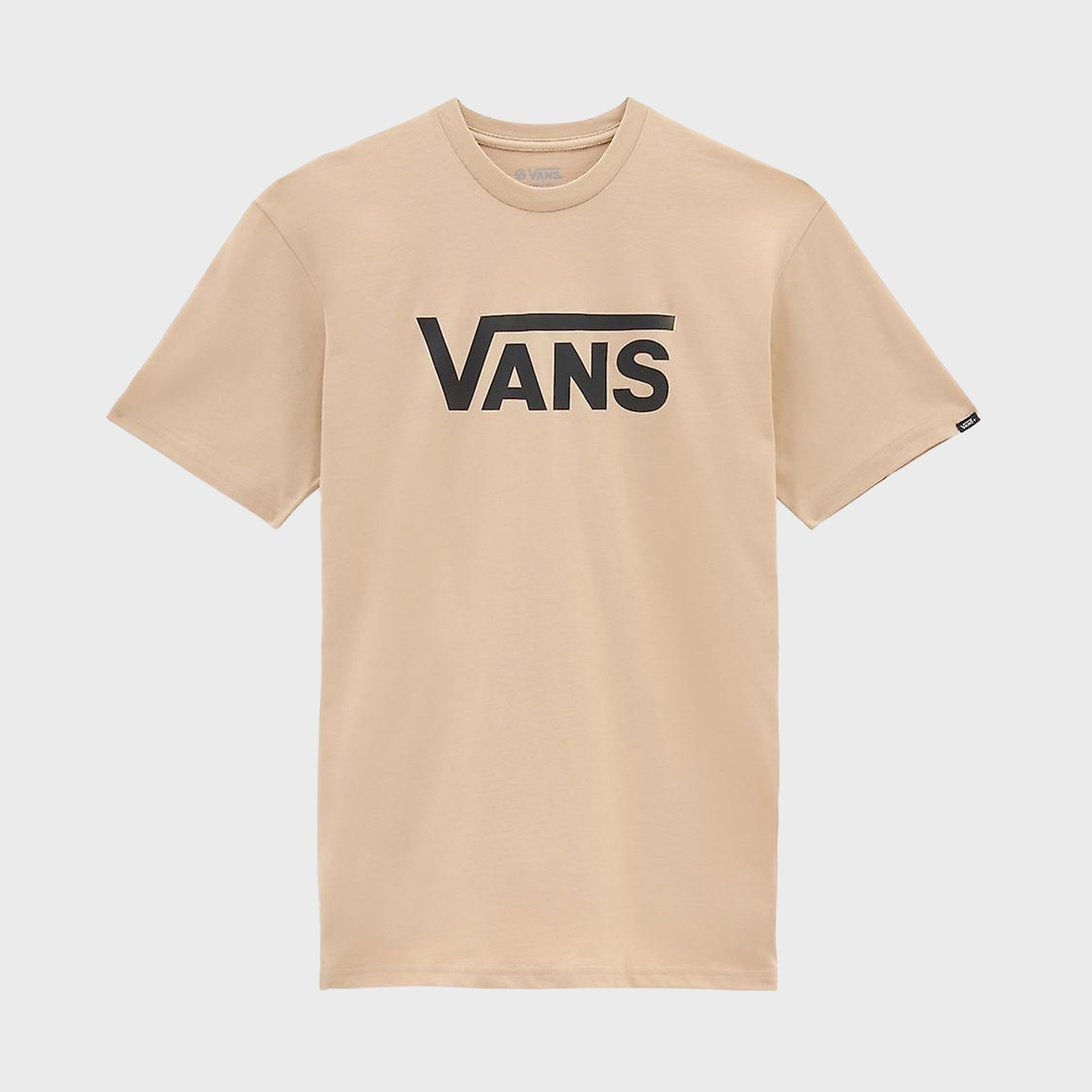 Mens Vans Classic T-shirt / Taos Taupe/Black - ManGo Surfing