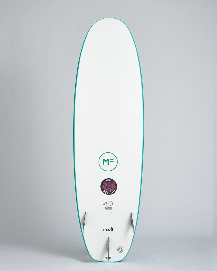 Mick Fanning Beastie Surfboard FCSII 3F - Jade - ManGo Surfing