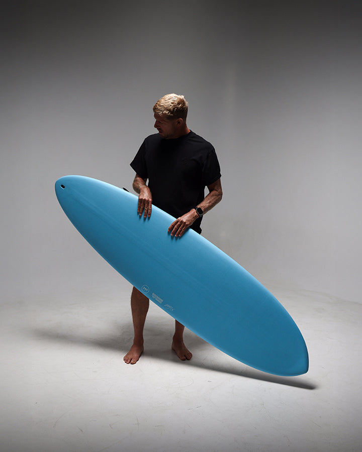 Mick Fanning Alley Cat 3F (1+2FCSII) Epoxy Pro Surfboard - Sky Blue