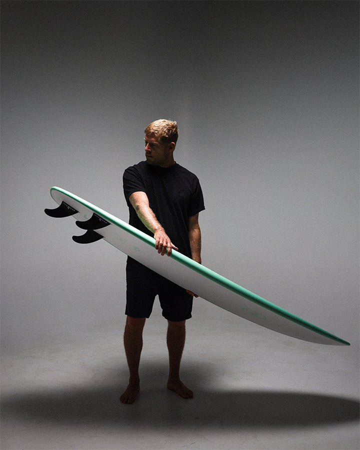 Mick Fanning Beastie Epoxy Pro (FCSII 3F) Surfboard - Ice