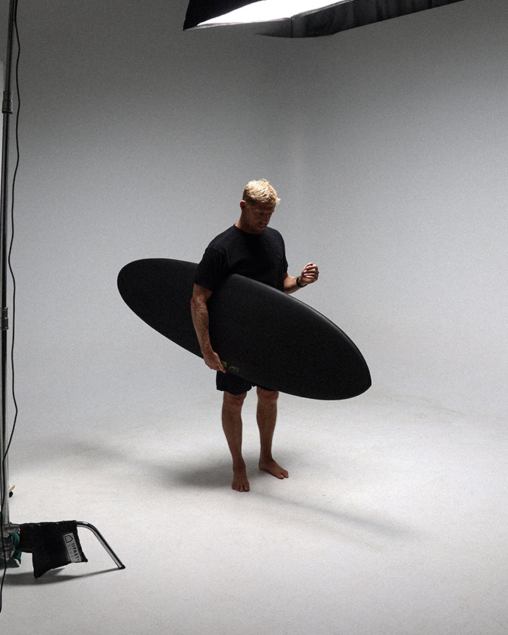 Mick Fanning Even Flow (FCSII 3F) Epoxy Pro Surfboard - Charcole
