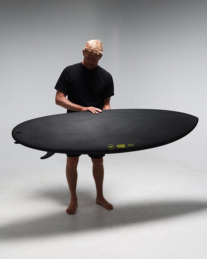 Mick Fanning Even Flow (FCSII 3F) Epoxy Pro Surfboard - Charcole