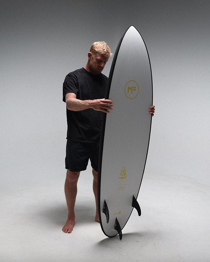 Mick Fanning Even Flow (FCSII 3F) Epoxy Pro Surfboard - Charcole