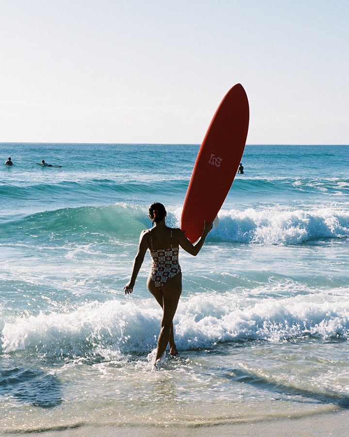 Mick Fanning X Laura Enever Ying Yang Surfboard - Cherry