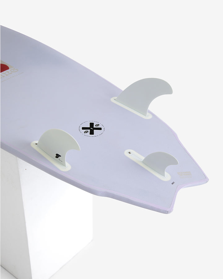 Mick Fanning X Laura Enever Ying Yang Surfboard - Hydrangea