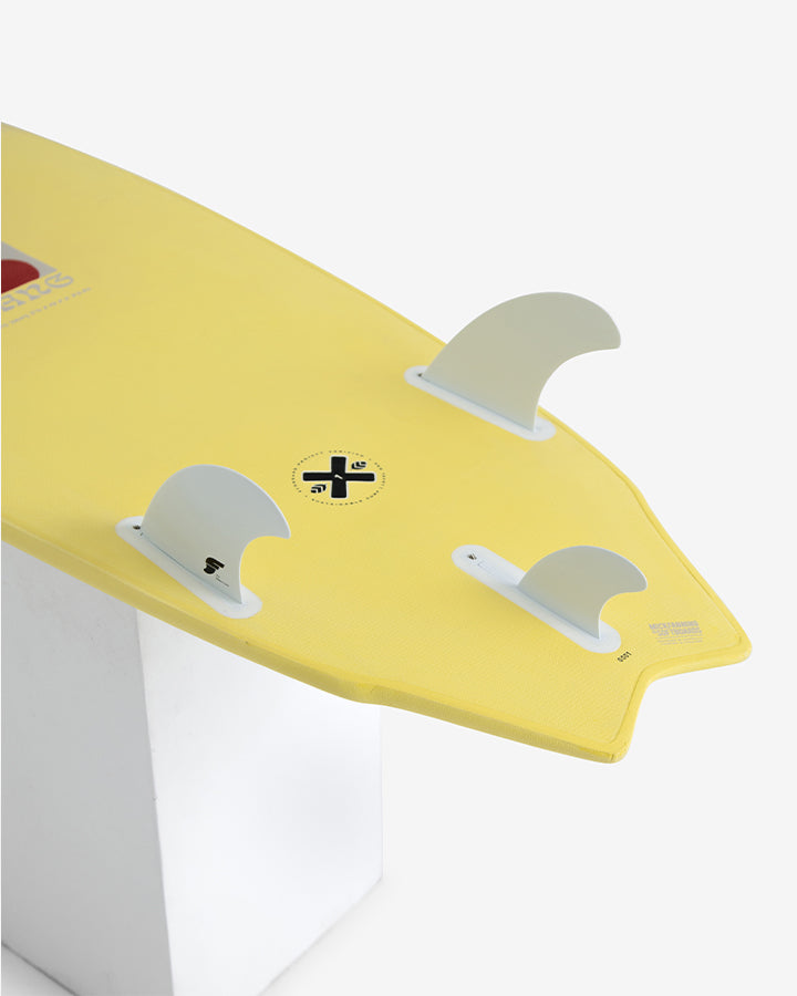 Mick Fanning X Laura Enever Ying Yang Surfboard - Sugar Cookie