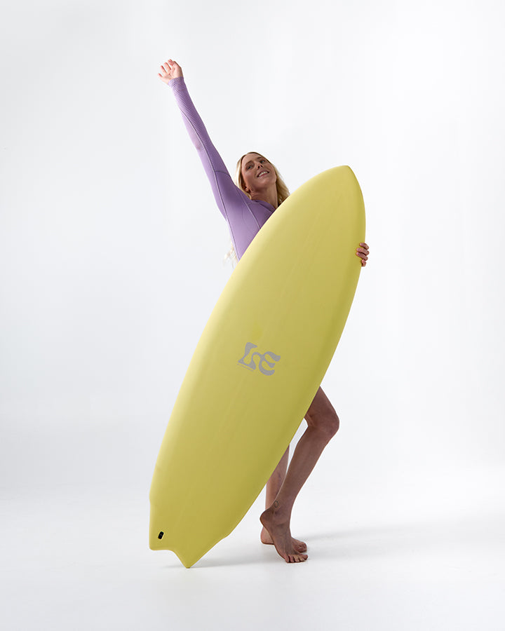 Mick Fanning X Laura Enever Ying Yang Surfboard - Sugar Cookie
