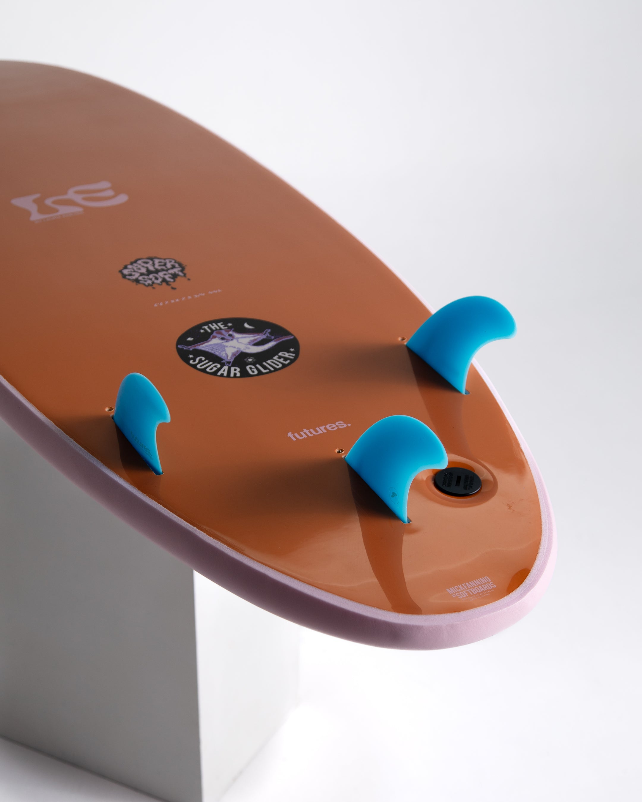 Mick Fanning X Laura Enever Sugar Glider Supersoft (Futures 3F) - Pink Clay - ManGo Surfing