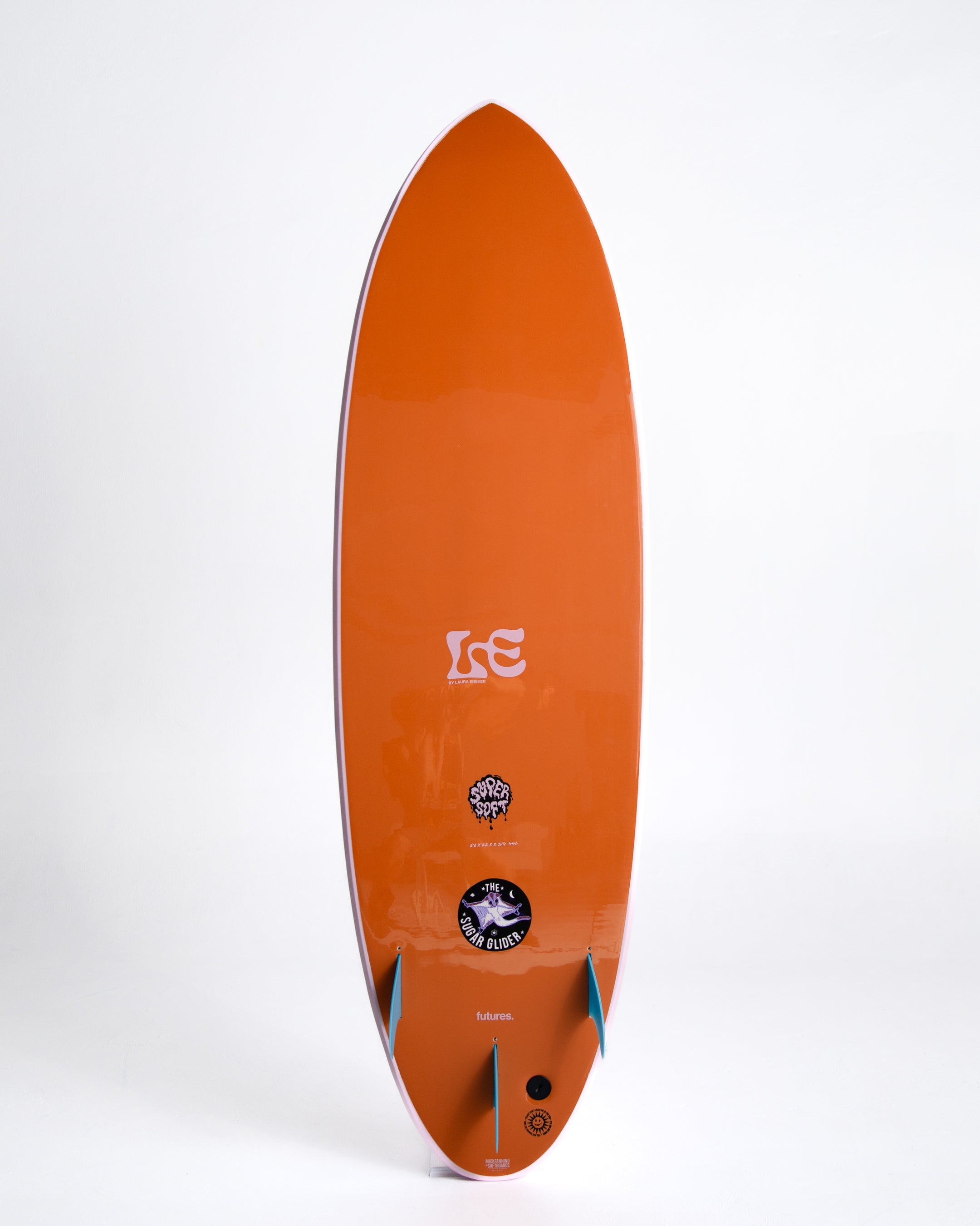 Mick Fanning X Laura Enever Sugar Glider Supersoft (Futures 3F) - Pink Clay - ManGo Surfing