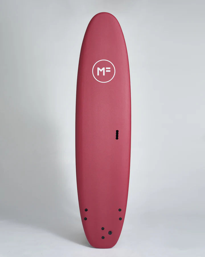 Mick Fanning Surf School Super Soft Screw Thru 3F Surfboard - 8'6 - Merlot - ManGo Surfing