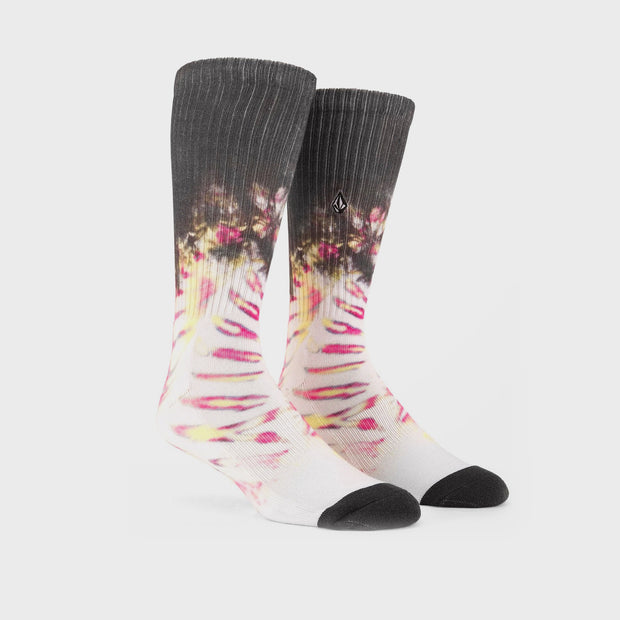 Mad Wash Socks - Pair of Mens Crew Socks - One Size - Reef Pink