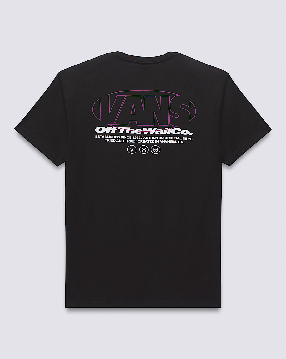 Vans Mens Major Type T-Shirt - Black - ManGo Surfing